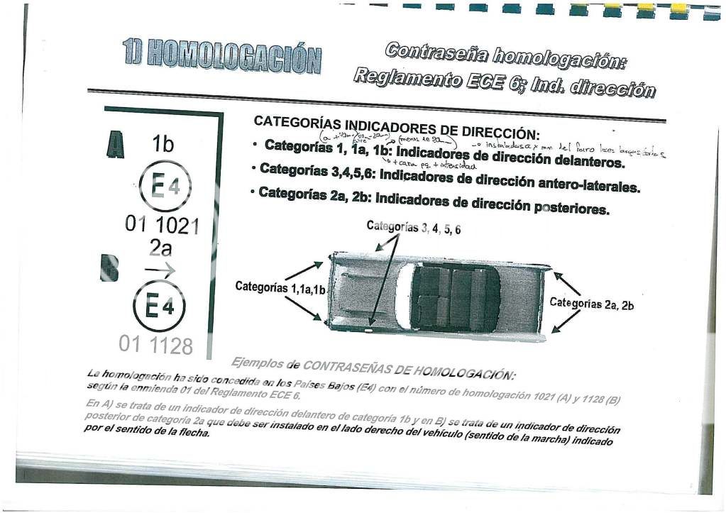 Homologar faros delanteros - Certificado de conformidad faros coche