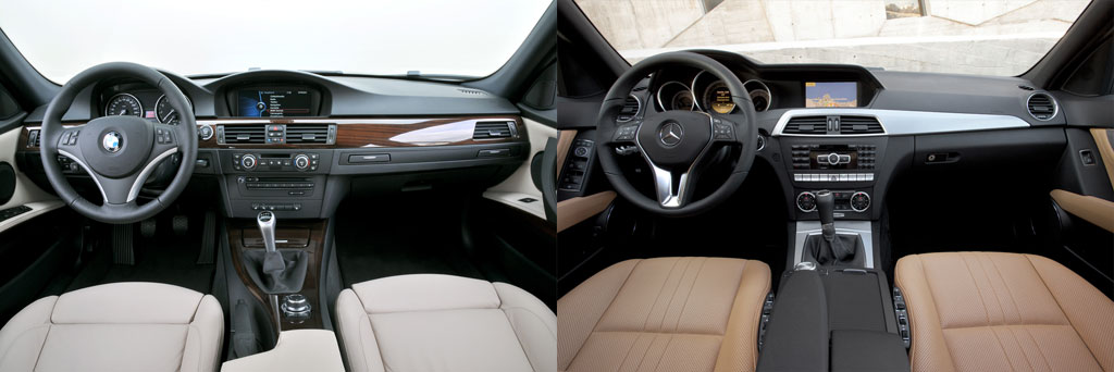  BMW serie (E9) vs. Mercedes clase C (remodelación)